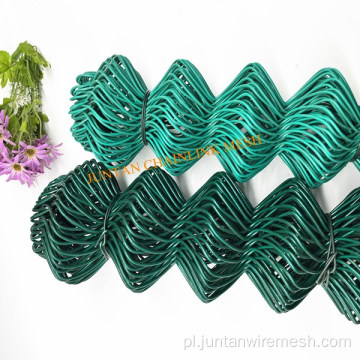 50mm Link Mesh Green PVC